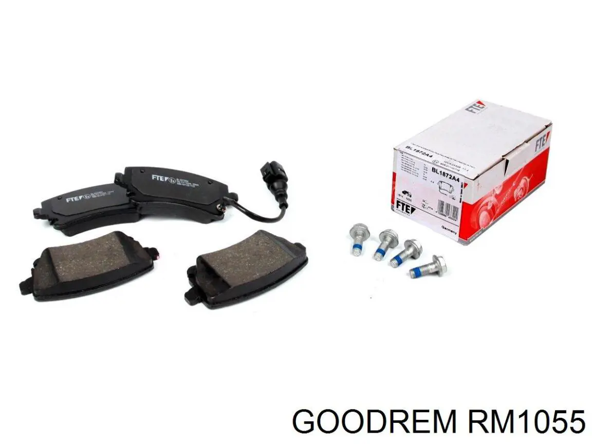 Compre RM1055 Goodrem Sapatas do freio traseiras de disco