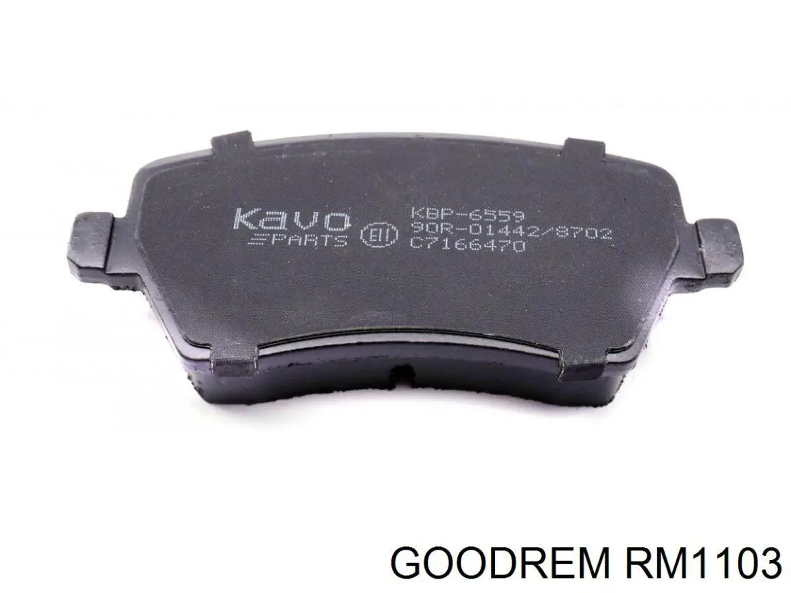Sapatas do freio dianteiras de disco Goodrem RM1103 preço, a partir de 24,42 USD