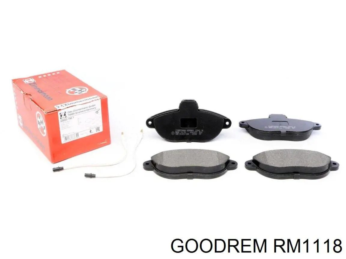 Compre RM1118 Goodrem Sapatas do freio dianteiras de disco