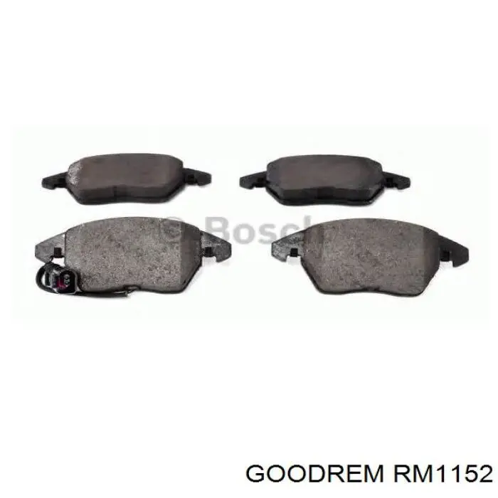 Sapatas do freio dianteiras de disco Goodrem RM1152 preço, a partir de 33,93 USD