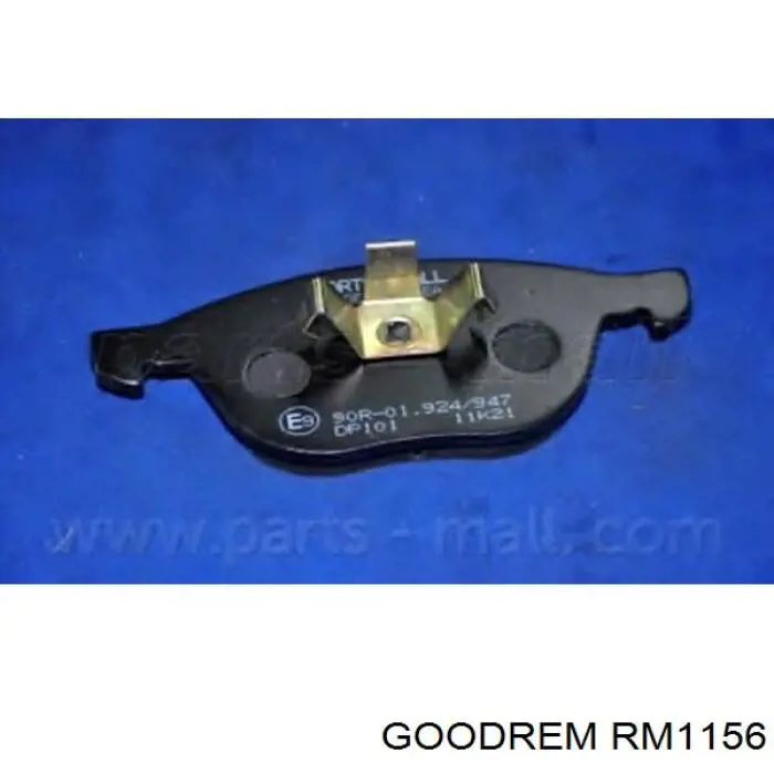 Sapatas do freio dianteiras de disco Goodrem RM1156
