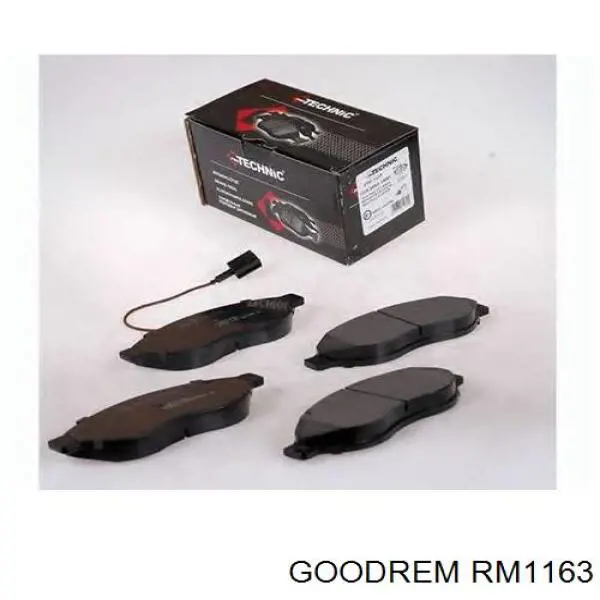 Compre RM1163 Goodrem Sapatas do freio dianteiras de disco