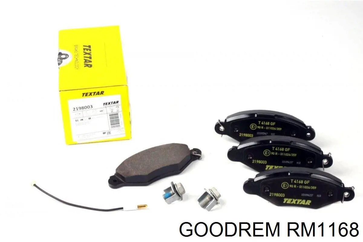 Compre RM1168 Goodrem Sapatas do freio dianteiras de disco