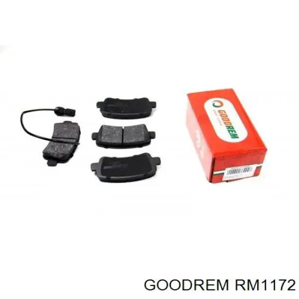 Compre RM1172 Goodrem Sapatas do freio dianteiras de disco
