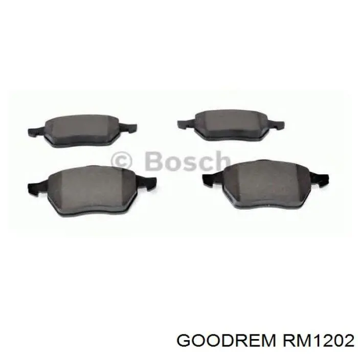 Sapatas do freio dianteiras de disco Goodrem RM1202 preço, a partir de 37,05 USD