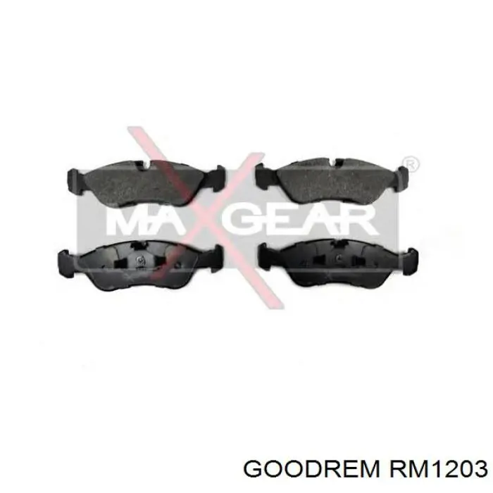 Compre RM1203 Goodrem Sapatas do freio dianteiras de disco