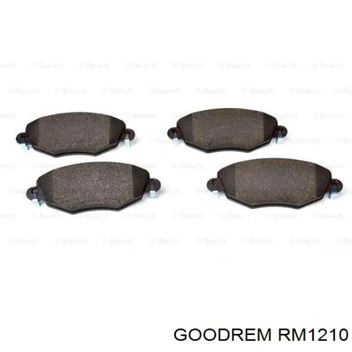 Sapatas do freio dianteiras de disco Goodrem RM1210 preço, a partir de 32,02 USD