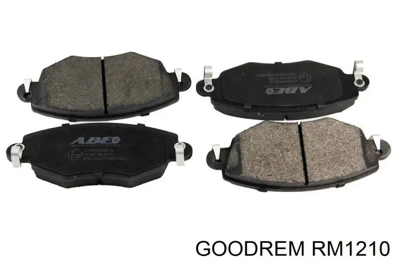 Sapatas do freio dianteiras de disco Goodrem RM1210 preço, a partir de 32,02 USD