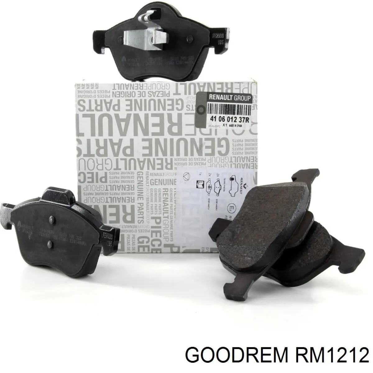 Compre RM1212 Goodrem Sapatas do freio dianteiras de disco
