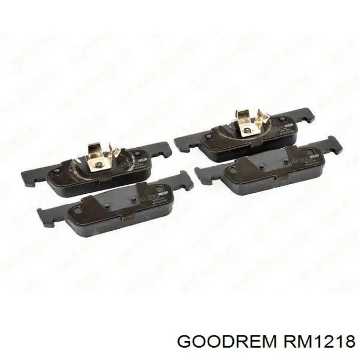 Compre RM1218 Goodrem Sapatas do freio dianteiras de disco