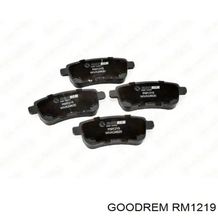 Sapatas do freio traseiras de disco Goodrem RM1219 preço, a partir de 24,39 USD