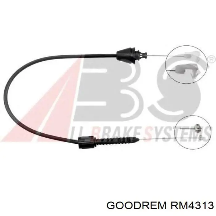 Compre 7700843189 Renault (RVI) Cabo/pedal de gás (de acelerador)