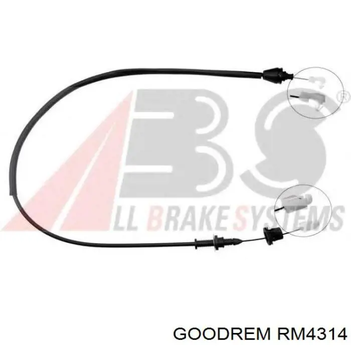 Compre RM4314 Goodrem Cabo/pedal de gás (de acelerador)