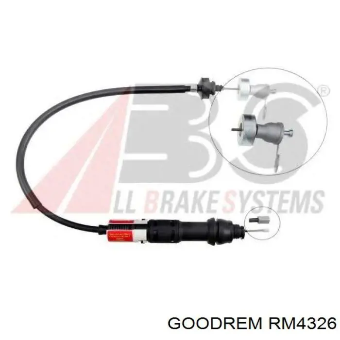 RM4326 Goodrem Cabo de embraiagem