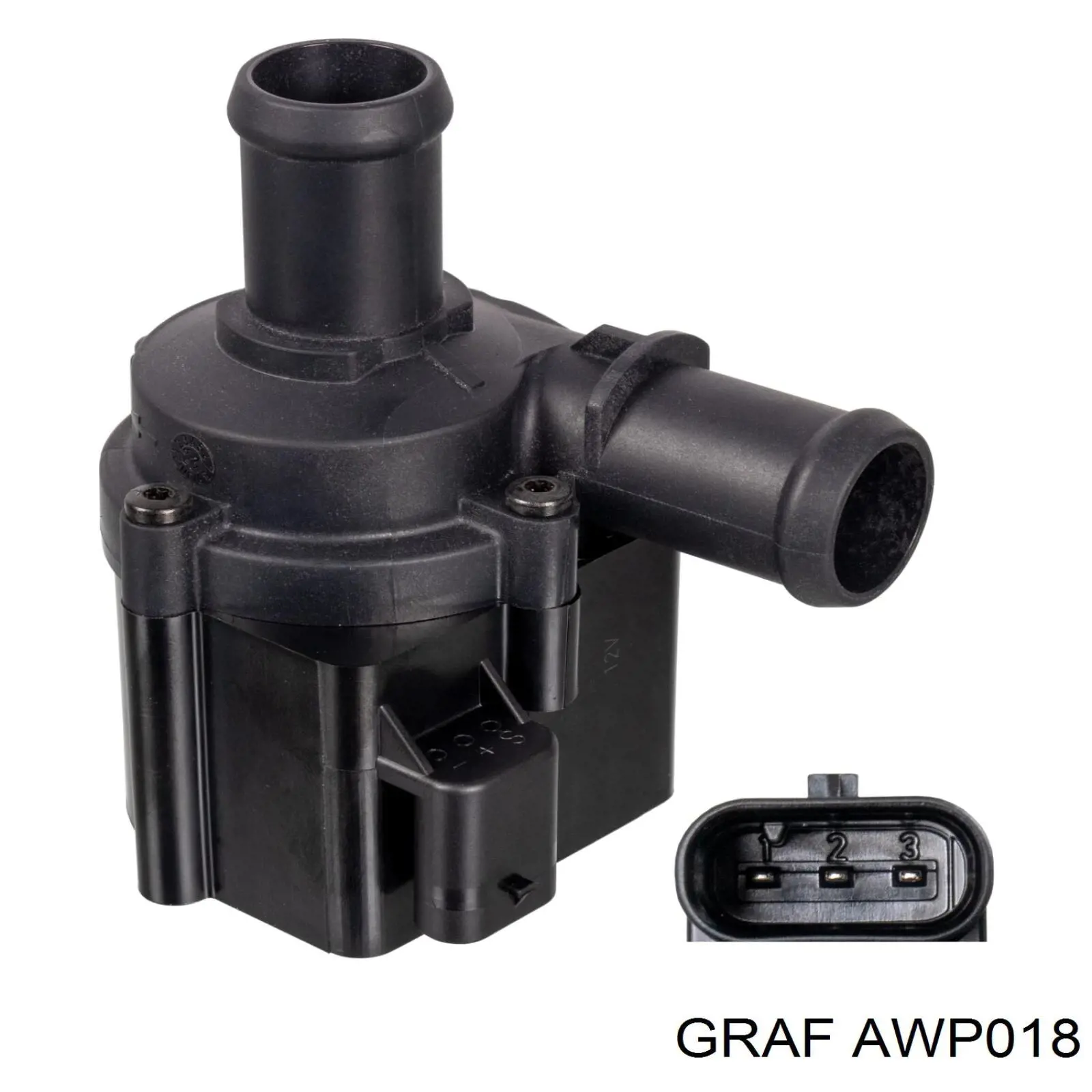 AWP018 Graf Bomba de água (bomba) de esfriamento, adicional elétrica