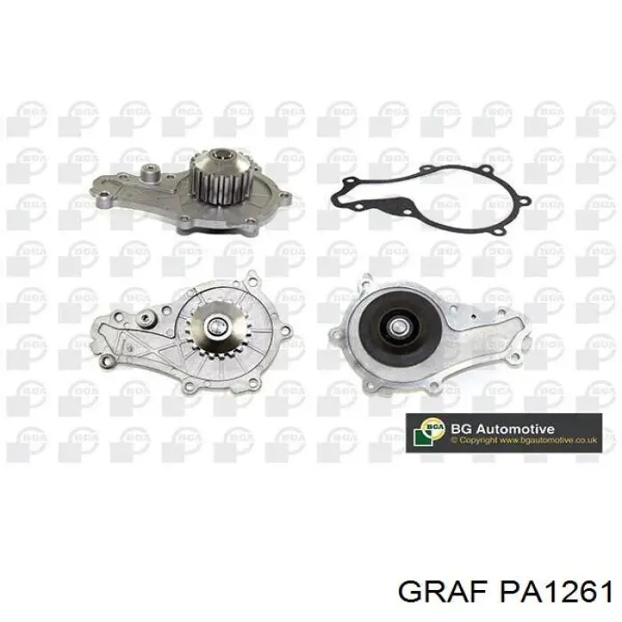 Bomba de água (bomba) de esfriamento Graf PA1261 preço, a partir de 80,06 USD