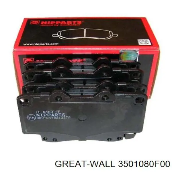 3501080F00 Great Wall Sapatas do freio dianteiras de disco