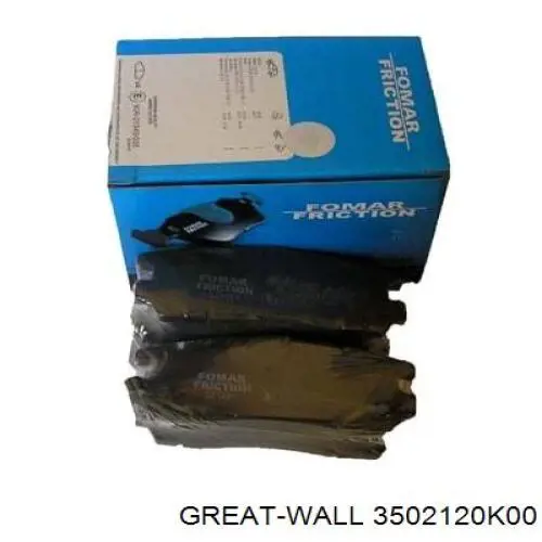 3502120K00 Great Wall Sapatas do freio traseiras de disco