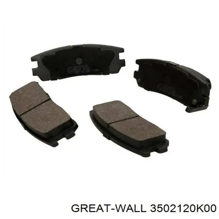 Sapatas do freio traseiras de disco Great Wall 3502120K00 preço, a partir de 19,22 USD