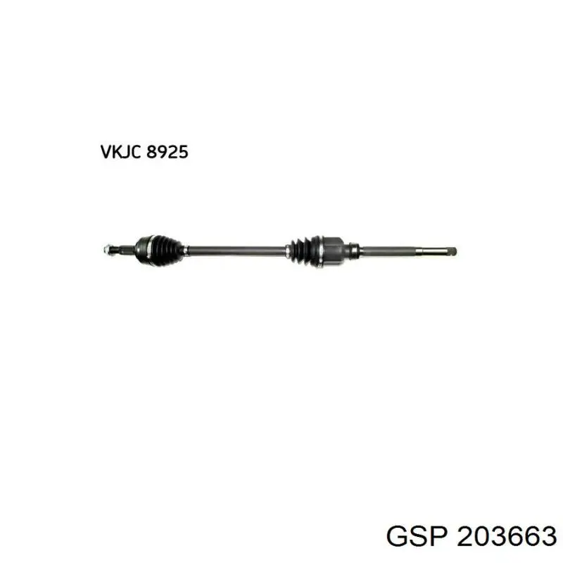 1612466980 Peugeot/Citroen Semieixo (acionador) dianteiro direito