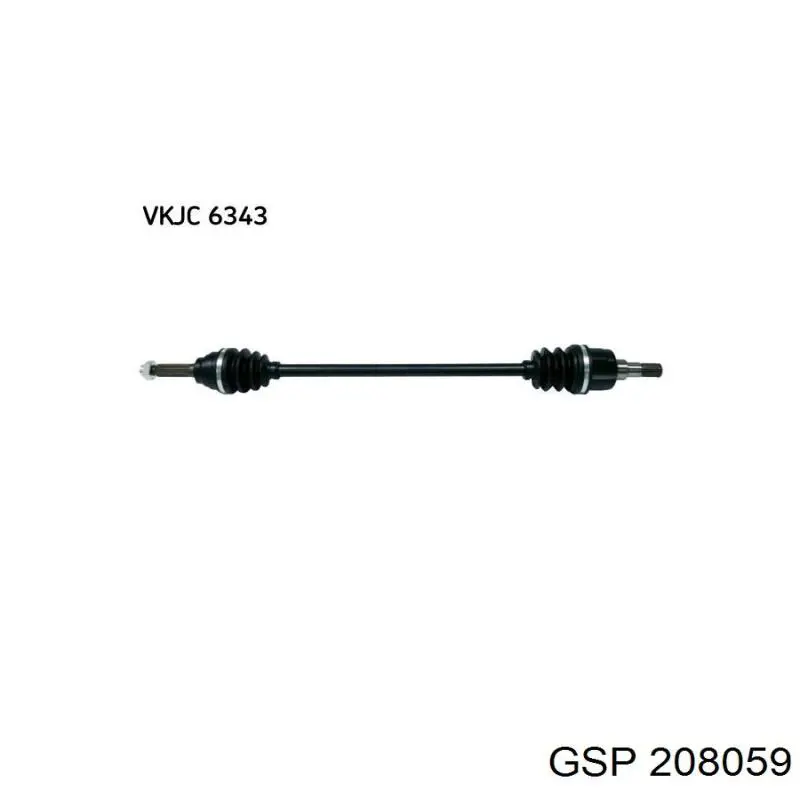 Compre 96257822 General Motors Semieixo (acionador) dianteiro direito