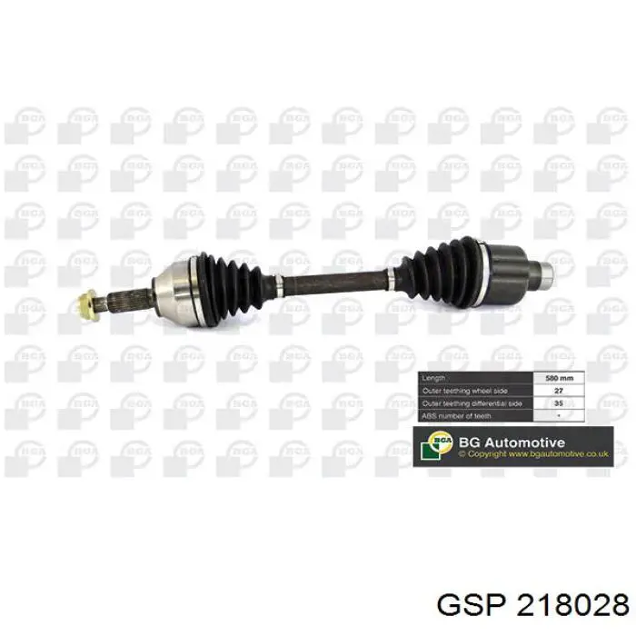 Compre BGADS2303R BGA Semieixo (acionador) dianteiro direito