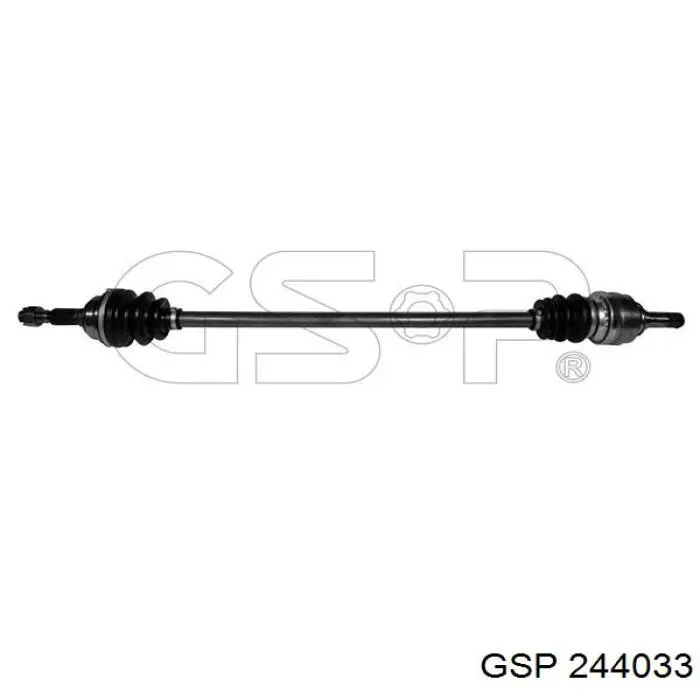 Semieixo (acionador) dianteiro direito DS9504R BGA