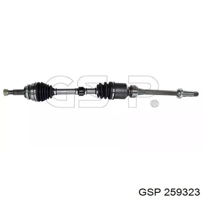 Semieixo (acionador) dianteiro direito GSP 259323 preço, a partir de 173,12 USD