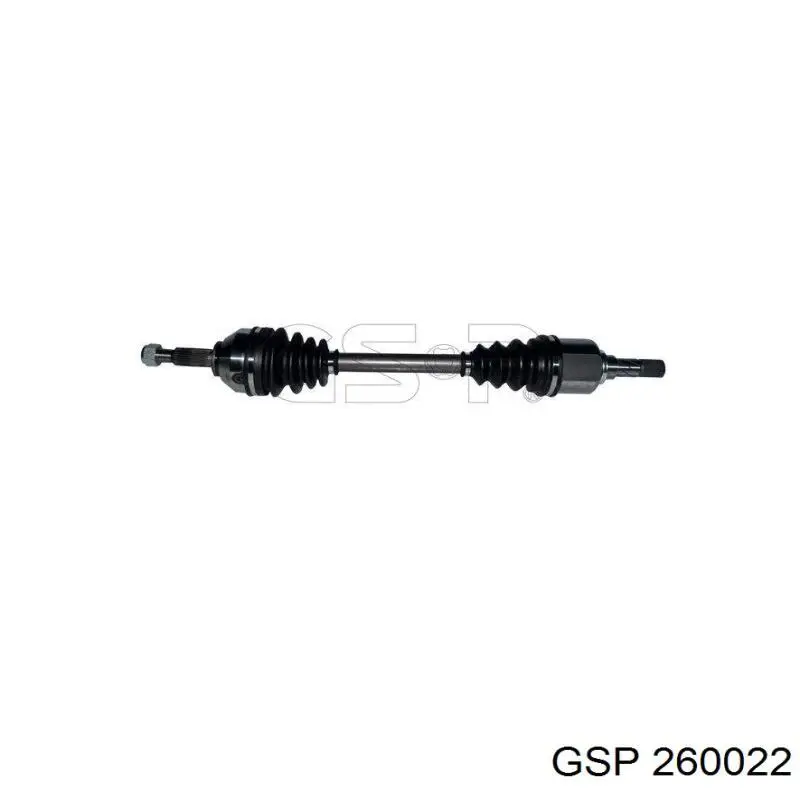 Semieixo (acionador) dianteiro esquerdo GSP 260022 preço, a partir de 100,25 USD
