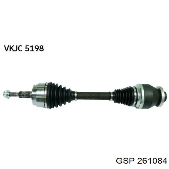 Semieixo (acionador) dianteiro direito GSP 261084 preço, a partir de 154,93 USD