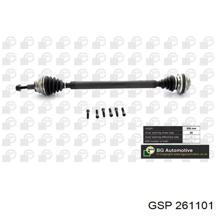 DK54034 SNR Semieixo (acionador) dianteiro direito