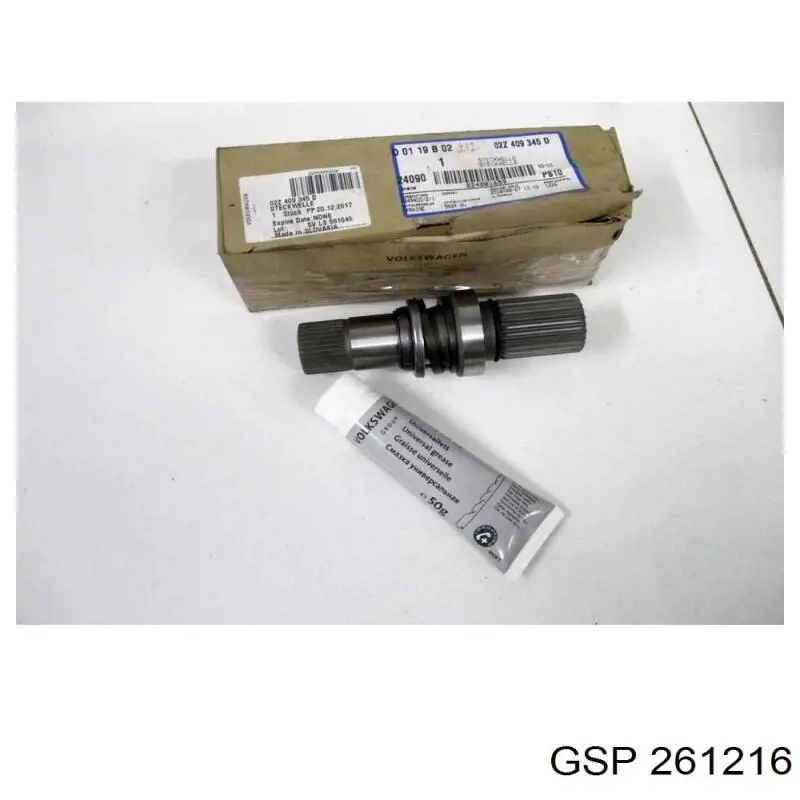 Veio de acionamento do semieixo intermédio GSP 261216 preço, a partir de 47,78 USD