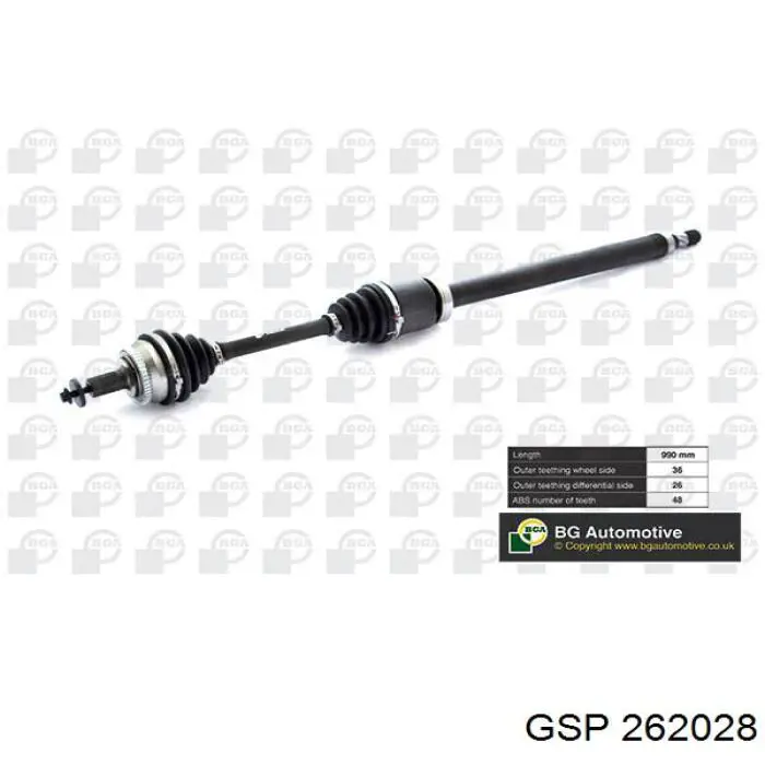 9181262 Volvo Semieixo (acionador) dianteiro direito