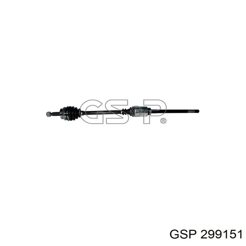 Semieixo (acionador) dianteiro direito GSP 299151 preço, a partir de 137,24 USD