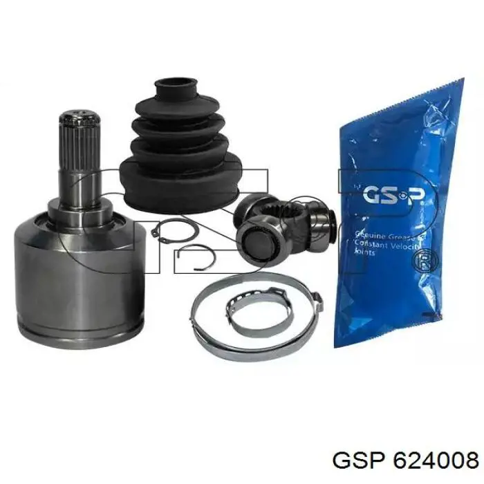 Junta homocinética interna dianteira GSP 624008 preço, a partir de 52,69 USD