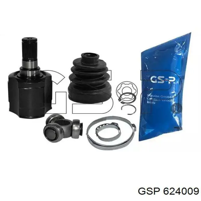Junta homocinética interna dianteira GSP 624009 preço, a partir de 49,01 USD
