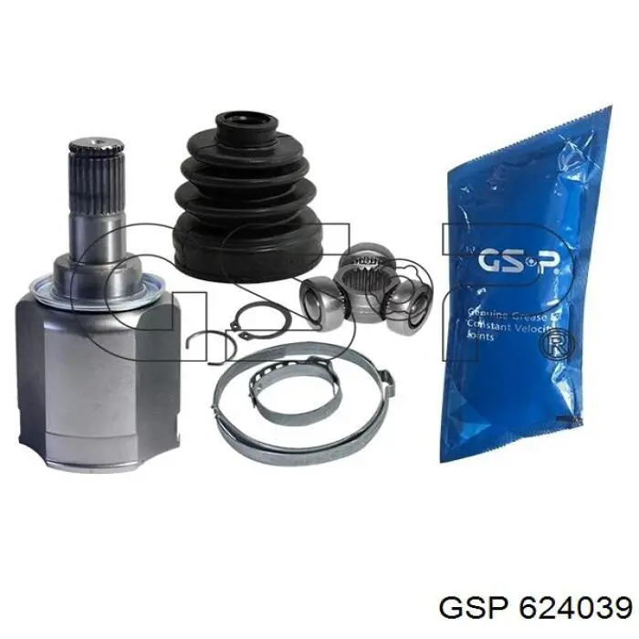 Junta homocinética interna dianteira GSP 624039 preço, a partir de 47,86 USD