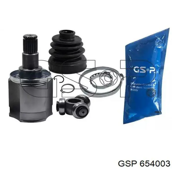 Junta homocinética interna dianteira GSP 654003 preço, a partir de 41,41 USD