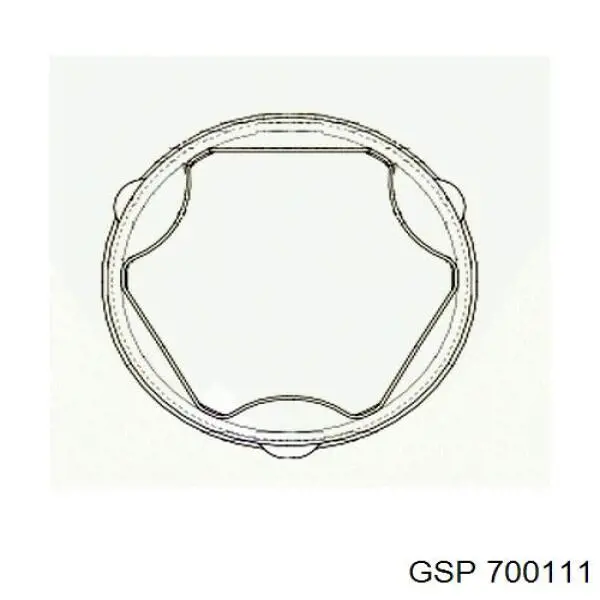 Bota de proteção interna de junta homocinética do semieixo dianteiro GSP 700111 preço, a partir de 9,44 USD