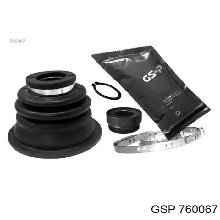 Bota de proteção interna esquerda de junta homocinética do semieixo dianteiro GSP 760067 preço, a partir de 6,41 USD