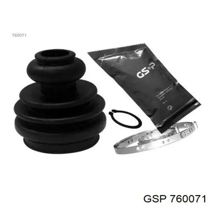 760071 GSP Bota de proteção interna de junta homocinética do semieixo dianteiro