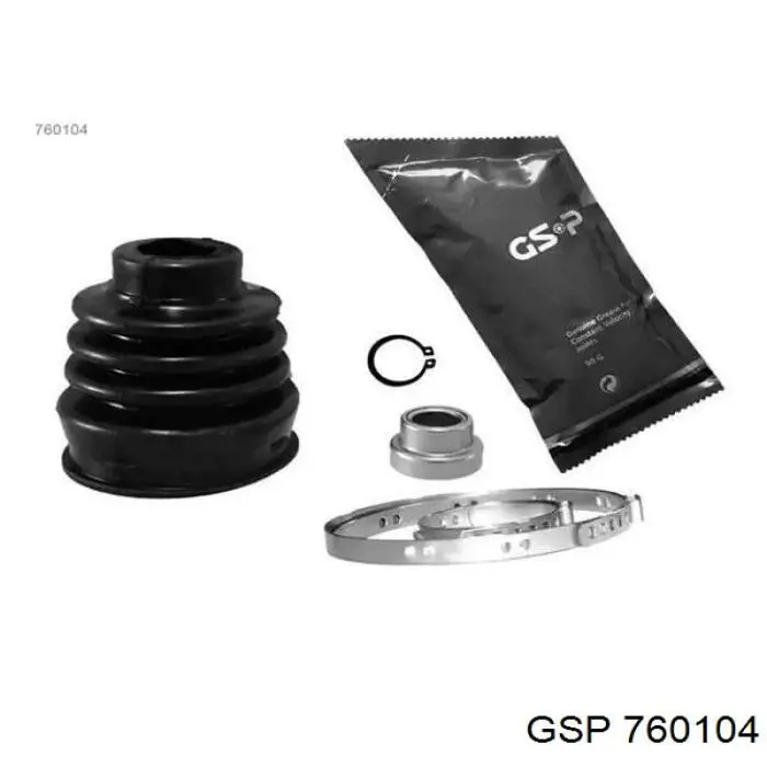 Bota de proteção interna de junta homocinética do semieixo dianteiro GSP 760104 preço, a partir de 2,62 USD