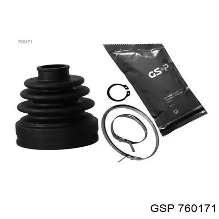 760171 GSP Bota de proteção interna esquerda de junta homocinética do semieixo dianteiro