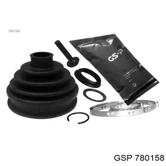 Bota de proteção externa de junta homocinética do semieixo dianteiro GSP 780158 preço, a partir de 6,74 USD
