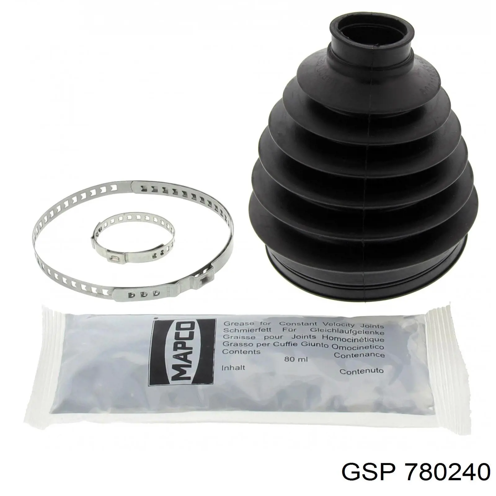 Bota de proteção externa de junta homocinética do semieixo dianteiro GSP 780240 preço, a partir de 16,35 USD
