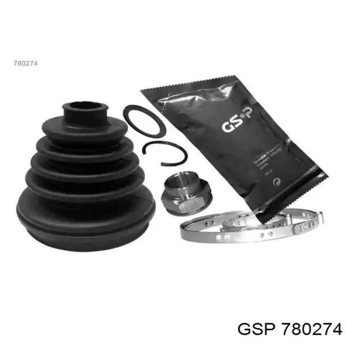 Bota de proteção externa de junta homocinética do semieixo dianteiro GSP 780274 preço, a partir de 16,07 USD