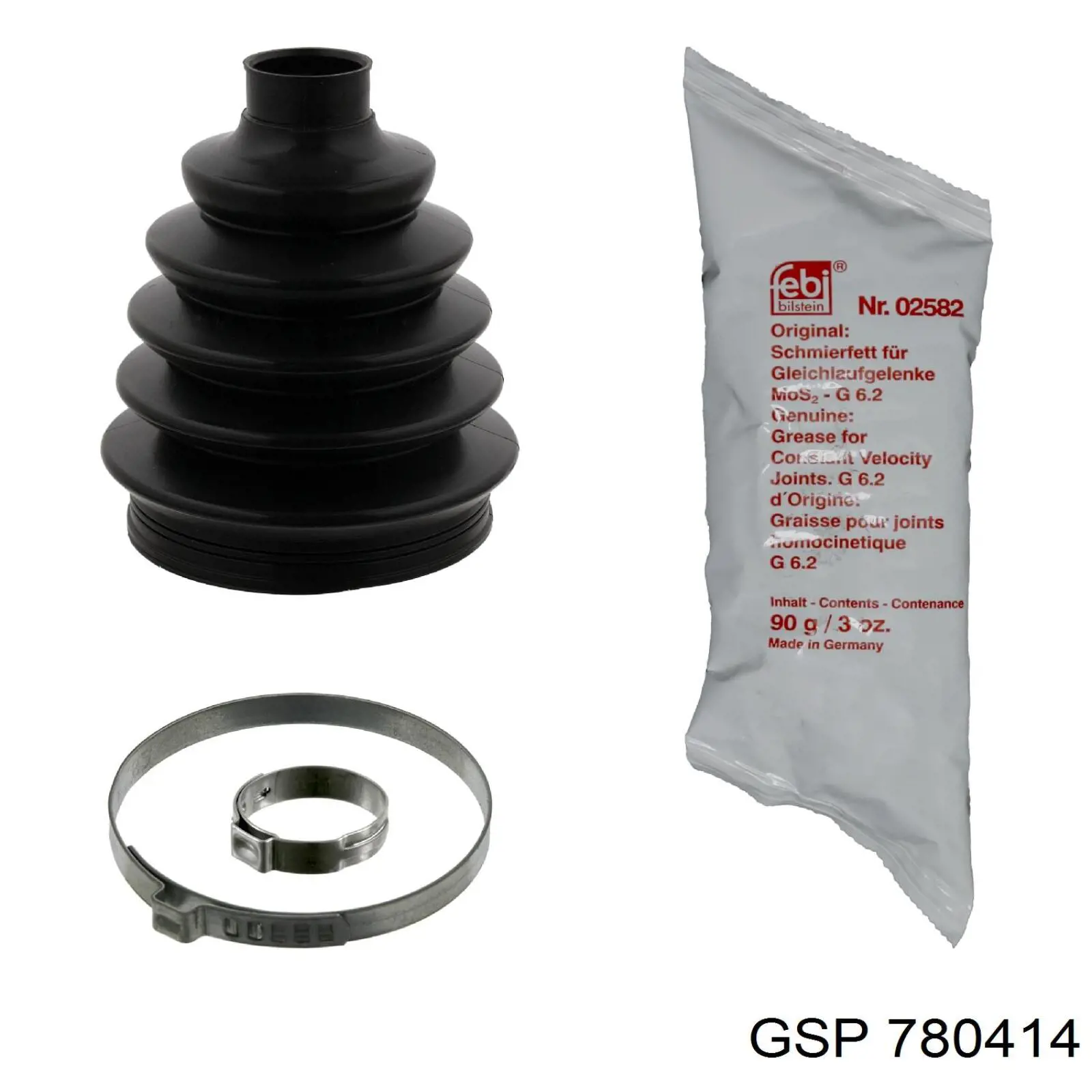 Bota de proteção externa de junta homocinética do semieixo dianteiro GSP 780414 preço, a partir de 16,19 USD