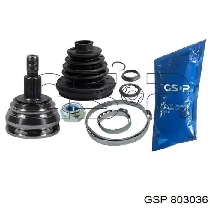 Junta homocinética externa dianteira GSP 803036 preço, a partir de 35,50 USD