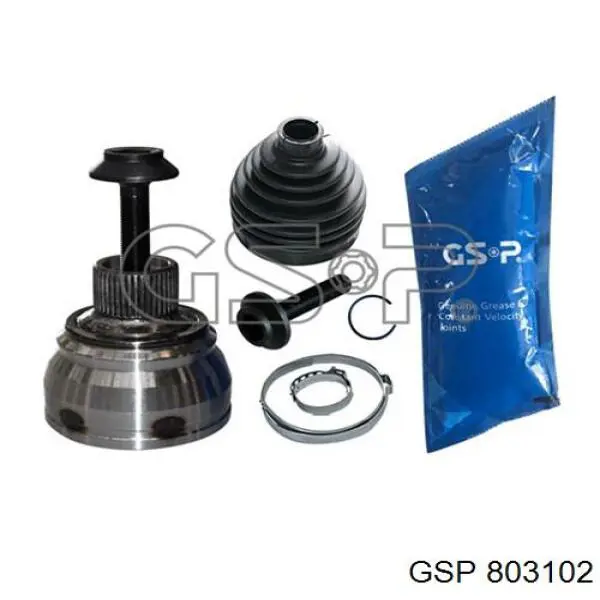 Junta homocinética externa dianteira GSP 803102 preço, a partir de 55,55 USD