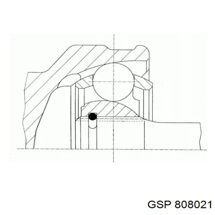 Compre 808021 GSP Junta homocinética externa dianteira